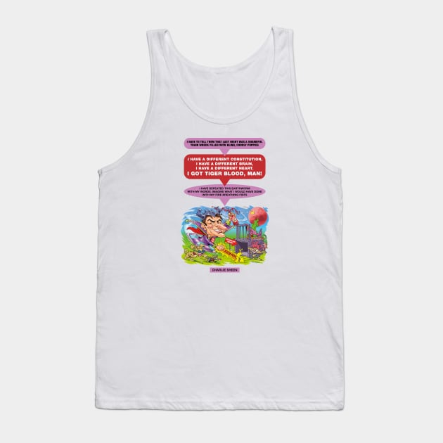 Charlie Sheen Tank Top by PLAYDIGITAL2020